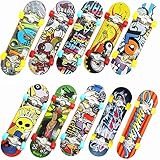 QINIFIFY Finger Skateboard Set, Packung mit 4 Mini-Rollbrettern Finger Skate...