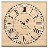 Florilèges Design FF111001 Scrapbooking-Stempel, Motiv: große Uhr,...