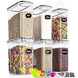 GoMaihe 4L Vorratsdosen 6 Set, Aufbewahrungsbox Küche Luftdicht Behälter aus...