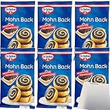 Dr. Oetker Mohn Back Backfertige Mohnfüllung aus fein gemahlenem Blaumohn 6er Pack...