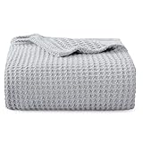 BEDSURE Baumwolle Decke Winter Tagesdecke - Leichte Kuscheldecke waffelpique Decke,...