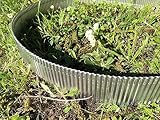 Rasenkante Rille Welle Aluminium Abtrennung Grab Garten Rasen Rasenkante Metall...