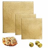 Senhai 300 Stück Aluminiumfolie, Bonbonpapier, 200 Stück 10,2 x 10,2 cm, 100...