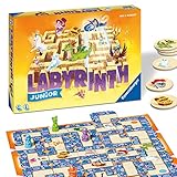 Ravensburger Kinderspiel 20847 - Junior Labyrinth - Familienklassiker für die Kleinen,...