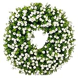 Türkranz Frühling Künstliche Blumen Grün Girlande Haustür Deko Kranz Frühling Außen...