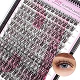 CALAILIS 168 Stück DIY Cluster Wimpern D Curl Individuelle Extensions -...