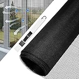 BUZIFU Fliegengitter Meterware, Fiberglas-Fliegengitter Gewebe, 120 x 250 cm,...