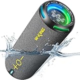W-KING Bluetooth Lautsprecher Box, IP67 Lautsprecher Boxen Musikbox Bluetooth Outdoor,...
