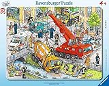 Ravensburger Kinderpuzzle - 06768 Rettungseinsatz - Rahmenpuzzle für Kinder ab...