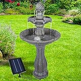 Solar Gartenbrunnen Brunnen Zierbrunnen Zimmerbrunnen Springbrunnen Brunnen mit...