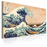 murando Akustikbild die große Welle vor Kanagawa Bilder Akustikschaum...