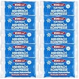 Wundmed wiederverwendbare Kalt-/Warmkompressen, 10 Stück, 8,5 x 13 cm