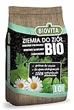 BIOVITA Bio-Kräutererde für Aromatische Kräuter, Nachhaltiges Pflanzsubstrat für...