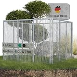 Heimfleiss® Komposter Garten 100x100x75 cm | 750L Metallkomposter verzinkt &...