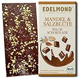 Edelmond Bio Mandel & Salz Milch-Schokolade mit gutem 54% Kakaoanteil. Passt toll zum...