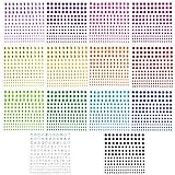 FEMBW® Glitzersteine Selbstklebend, Selbstklebend Strasssteine Schmucksteine,Glitzer...