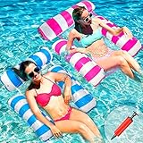 2 Stück Wasserhängematte, CZMAO Pool Spielzeug 4 In 1 Aufblasbare...