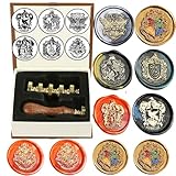 Wachs Siegel Stempel Set, Atopbb 6 Pcs Eule Siegel Wachs Stempel Kupfer Siegelfür 1 Pcs...