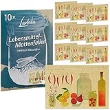 LAVODIA Lebensmittel Mottenfalle : 10 Lebensmittel Mottenfallen für Räume –...