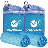 YQXCC Kühlendes Handtuch 2 Stück 120 x 30 cm, Eishandtuch, Mikrofaser-Handtuch für...