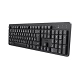 Trust ODY II Leise Tastatur Kabellos Deutsches QWERTZ Layout, Flachen Tasten, Funktastatur...