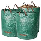 Diealles Shine 3X 272L Gartenabfallsack, Gartensack mit 3 Griffe, Selbststehend,...