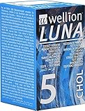 Wellion LUNA Cholesterin-Teststreifen, 5 Stück