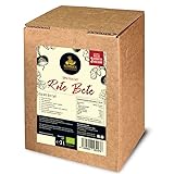 Bio Rote Betesaft 3L – 100% Direktsaft aus roten Beeten, naturbelassen & ungesüßt –...