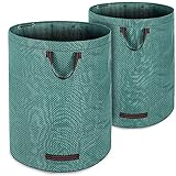 GARDEBRUK® Gartenabfallsack 2x280 Liter 50 kg Belastbarkeit doppelte Nähte 3...