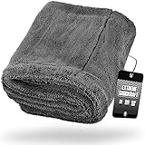 Nuke Guys Gamma Dryer XXL | Ultra saugstarkes Trockentuch 1400 GSM grau 50x80cm |...
