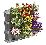 Gardena NatureUp! Basis Set Vertikal: Pflanzenwand zur vertikalen Begrünung von...