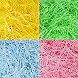 1000 g (36 oz) Mehrfarbiges Regenbogen-Ostergras recycelbares Papier in Pastellfarben...