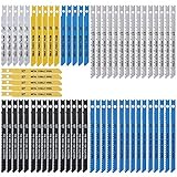 Pmandgk 65 StüCke U-FöRmiges Stich SäGe Blatt Set für das Schneiden Von Holz...