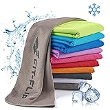 Fit-Flip Kühlendes Handtuch 100x30cm, Mikrofaser Sporthandtuch kühlend,...