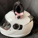 PTNKUIIY Motorrad Helm-Ohren,Helm-Accessoires Katzenohren für Helm Niedlich Motorrad...