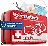 HELDENWERK KFZ Verbandstasche nach aktueller Norm 2026 - Europaweit Nutzbar - Erste Hilfe...
