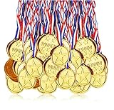 Fontee Goldmedaille für Kinder, 24 Stück Goldmedaillen Kinder Sieger Medallien...