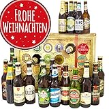Frohe Weihnachten/Bier Weihnachtskalender 2024 2025/24 x Bier Welt und DE