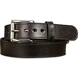 Bullhide Gürtel, genäht, maximale Dicke, Herren, 1003-18-38, schwarz, 38
