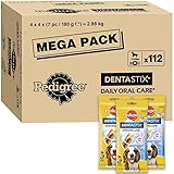 Pedigree DentaStix Daily Oral Care Zahnpflegesnack für mittelgroße Hunde (10–25kg),...