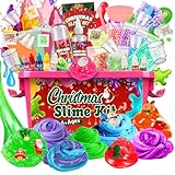 YOOHBERRYS Schleim Selber Machen Set, Slime Set zum Weihnachts, DIY Fluffy Wolkenschleim,...