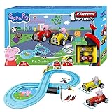 Carrera First Peppa Pig Kids Rennbahn-Set | Peppa vs. George | 2,4m Spielstrecke...
