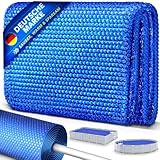 tillvex Pool Solarabdeckplane Rechteckig 800x400 cm | Solarfolie Stärke 120 µm...