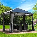 BRAST® Alu Pavillon Summerdream | viele Modelle & Farben | Größen 3x3m 3x4m |...