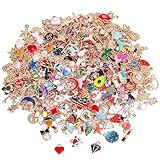 SANNIX 350 Stück Charms Großhandel Bulk Schmuckherstellung Anhänger für DIY Halskette...