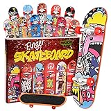 Magicat Finger Skateboard - 12 stylische Fingerskateboards, Spielzeug Finger...