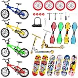 Fowecelt Fingerboards Mini Fingerspielzeug Set, 31 Stück Finger Scooter...