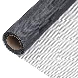 gitterzaun,wichtel zubehör zaun,Fliegengitter Fiberglas 80x2000 cm GrauGeeignet für...