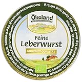 ÖKOLAND Leberwurst fein, 10er Pack (10 x 50 g)