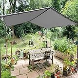 Sonnensegel für Außenbereich, Garten, Terrasse, quadratisch, 1,2 x 10 m, mit Gratis...